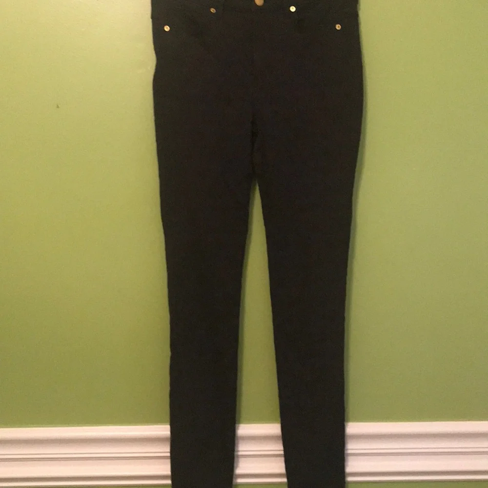 Free People brocade texture black Jean
